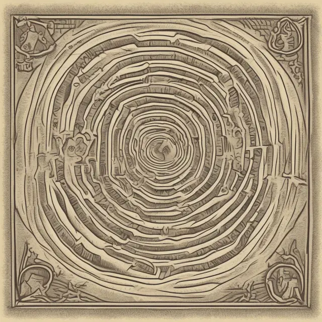 An investor navigates a maze to reach a treasure chest representing optimal after-tax real rate of return. Along the way, they encounter tax structures and inflation elements.