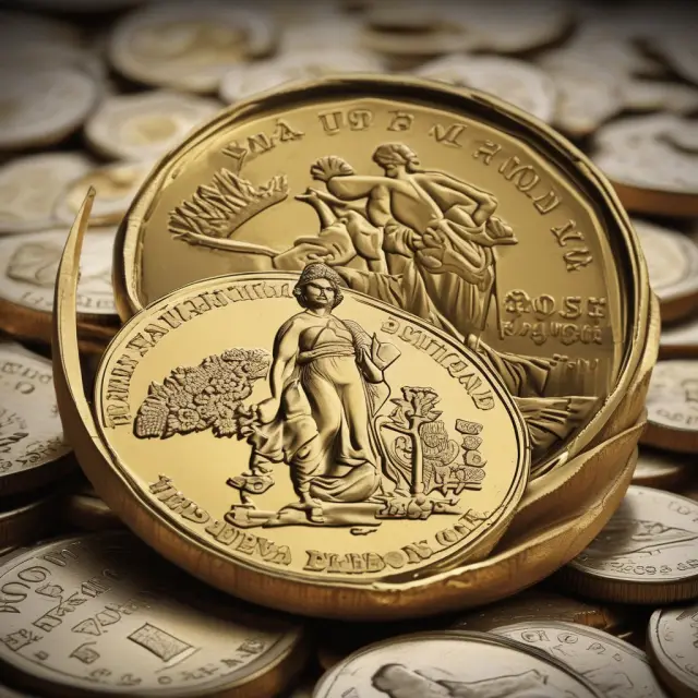 A gold coin shrinking due to taxes and inflation, illustrating the importance of after-tax real rates of return for institutional investors.