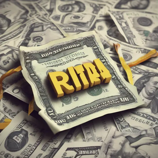 An image of a person contributing after-tax dollars to a Roth IRA, with the money transforming into a retirement treasure chest filled with tax-free gold coins