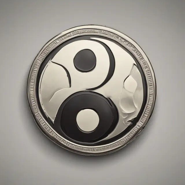 Two sides of a Yin Yang symbol represent Pre-tax and Post-tax retirement accounts, contrasting their tax implications and suitability