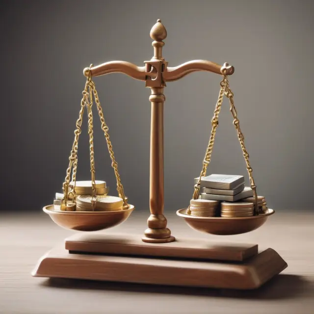 Scale with IRAs: Traditional (pre-tax) and Roth (after-tax) balanced, illustrating contribution limits and tax implications