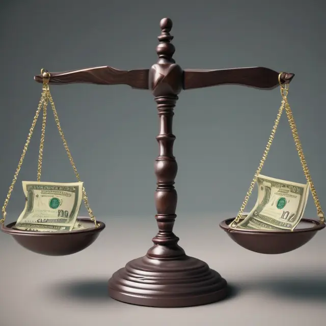 Scale weighing pre-tax and after-tax contributions in an IRA, demonstrating tax planning and retirement savings