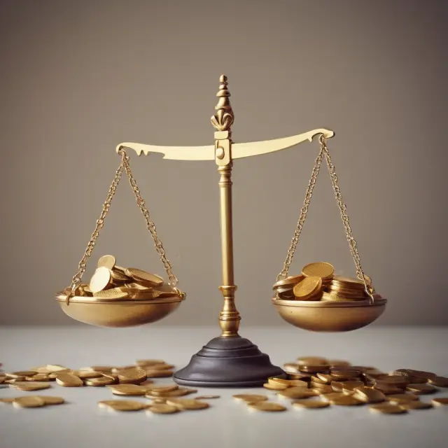 Golden coins represent after-tax contributions to retirement accounts, symbolizing the balance of tax implications and long-term savings.