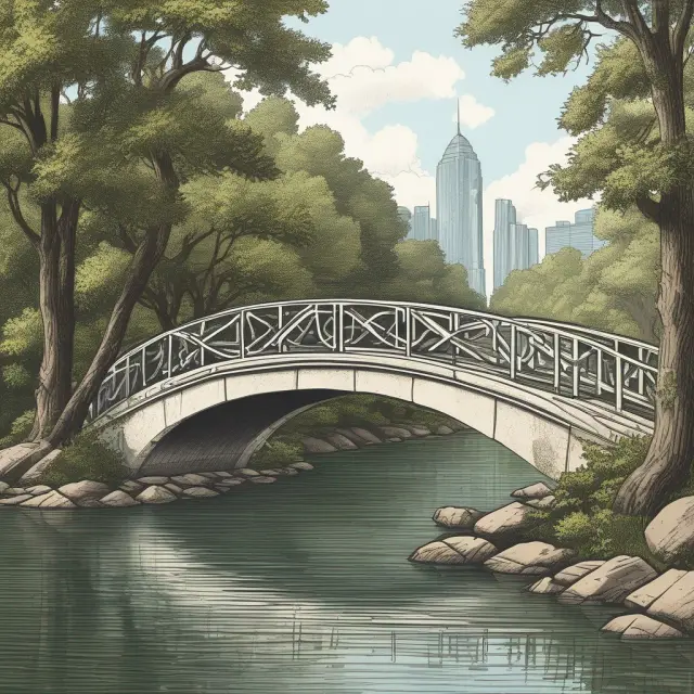 Agent and lawyer crossing a bridge, representing the collaboration between agency by necessity and estate planning