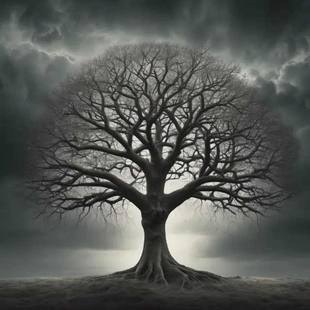 Family tree withstanding a financial storm while maintaining a balance between beneficiary branches