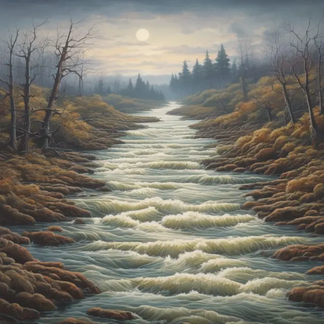 Tides ebbing and flowing illustrate economic crises