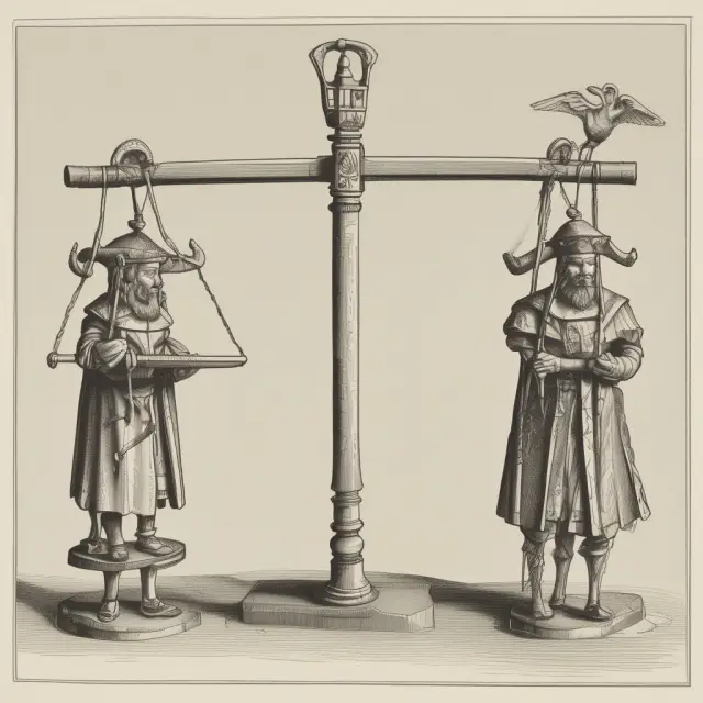 A balanced seesaw representing AGI and MAGI, emphasizing their connection in taxation and financial planning