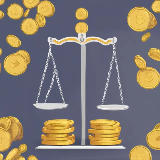 Gold and silver coins on a balance scale: Gold coins represent advantages of Advanced Internal Rating-Based systems; Silver coins signify their limitations.