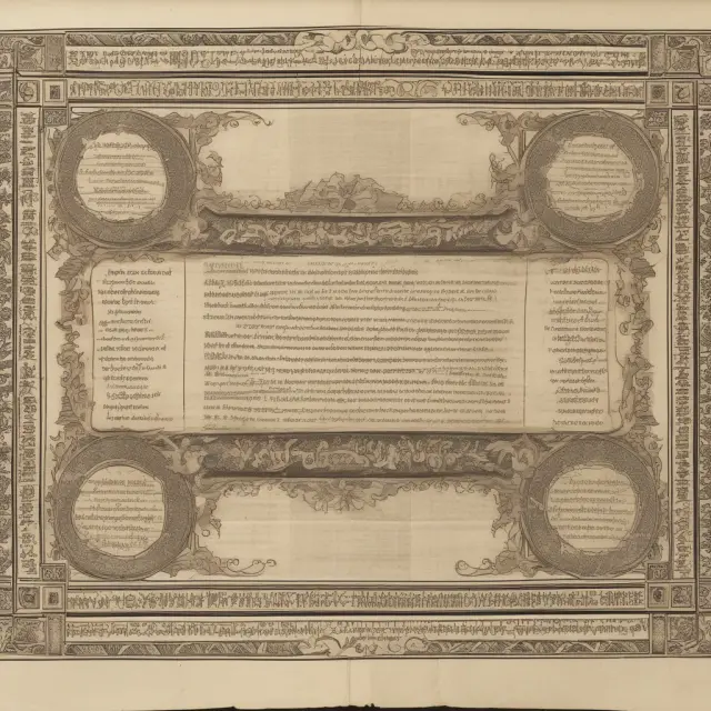 An ancient scroll unraveling to depict the history and significance of Air Waybills in international trade