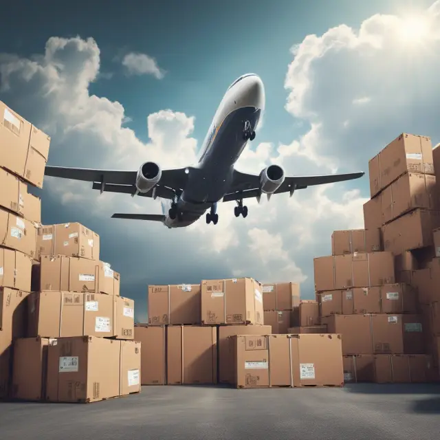 A fortified castle shielding papers and digital files during transit symbolizing secure air cargo handling and the importance of accurate documentation for air waybills