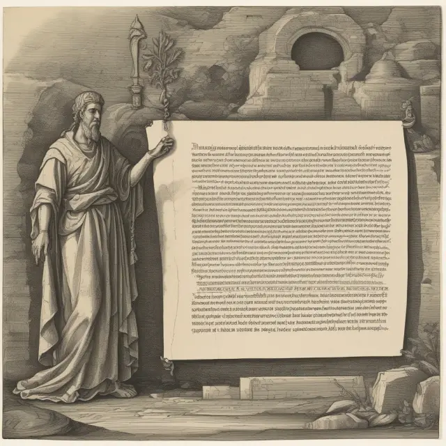 An ancient scroll unfurling to reveal retirement planning modifications due to the SECURE Act. Keywords: SECURE Act, Ancient Scroll, Retirement Planning