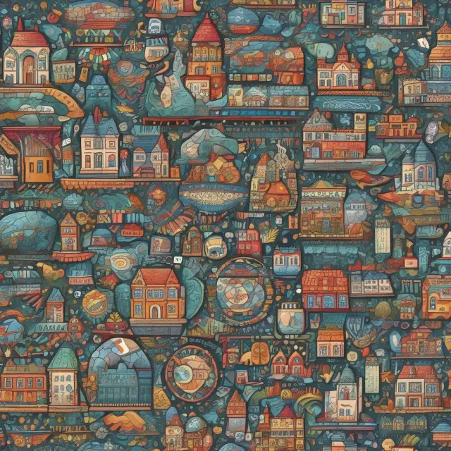 Mosaic of construction and manufacturing industries guarded by interconnected all risks insurance policies