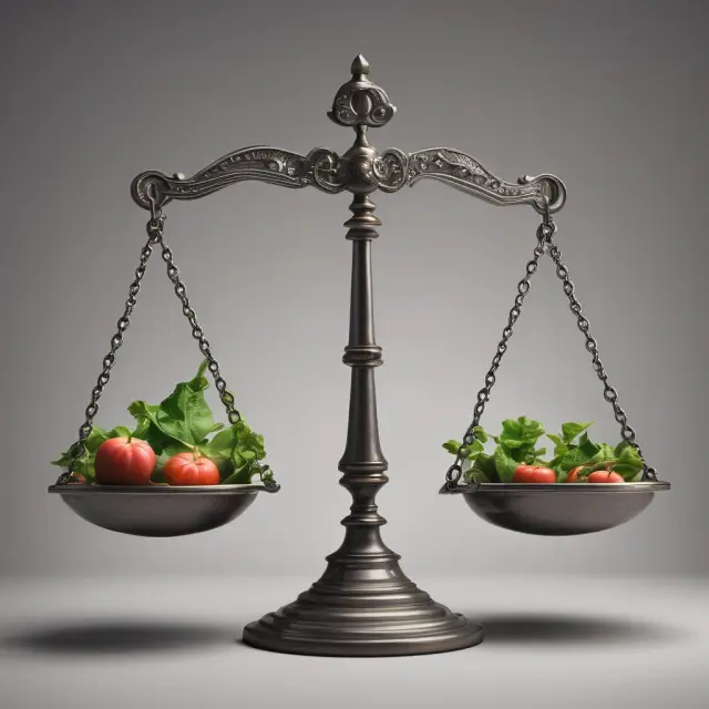 Scales balancing new shares and gold coins, symbolizing capital raising through share issuance
