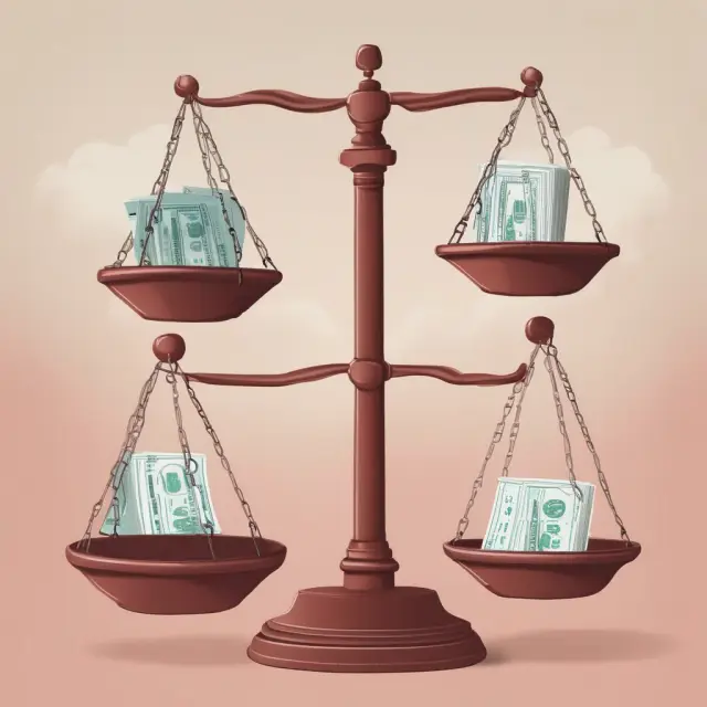 An unbalanced scale represents oversubscription or undersubscription in an IPO, demonstrating the importance of demand balance