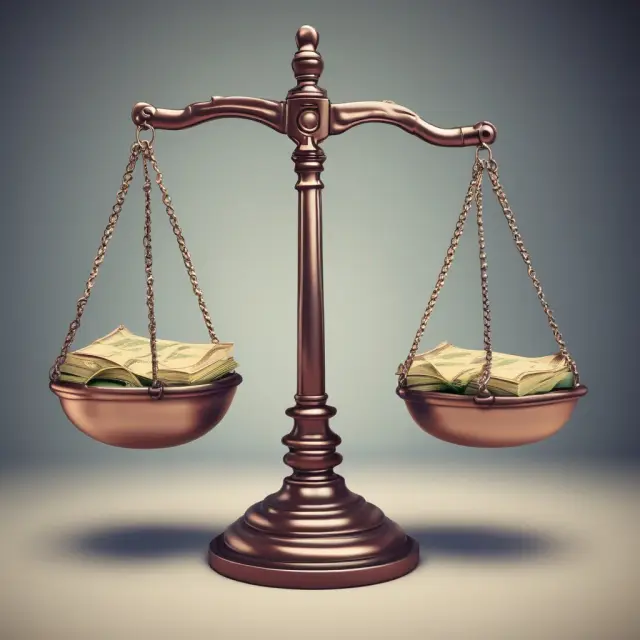 A balance scale illustrating allowance for credit losses as proactive protection against overstated accounts receivable and bad debt expenses as reactive reduction of net income