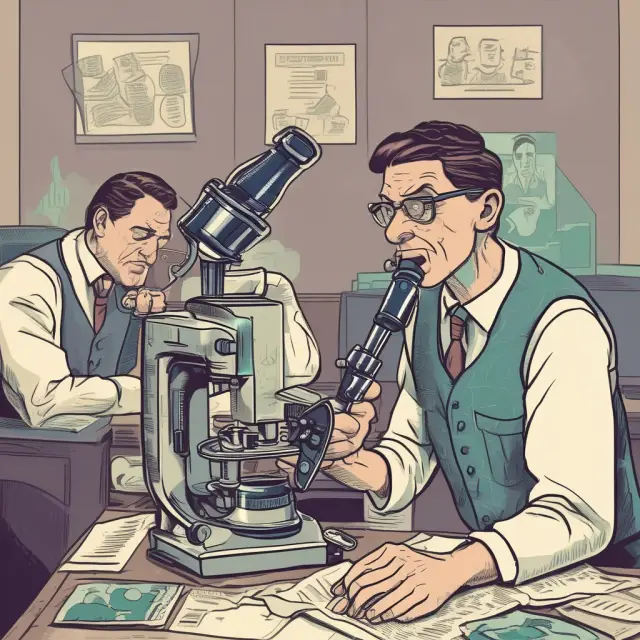 Credit analysts examining customer data, utilizing specific identification method for accurate estimation of uncollectible accounts