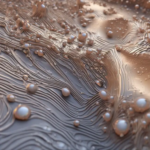 Visualizing the relationship between market efficiency and Alpha, where efficient market waves carry Alpha droplets.