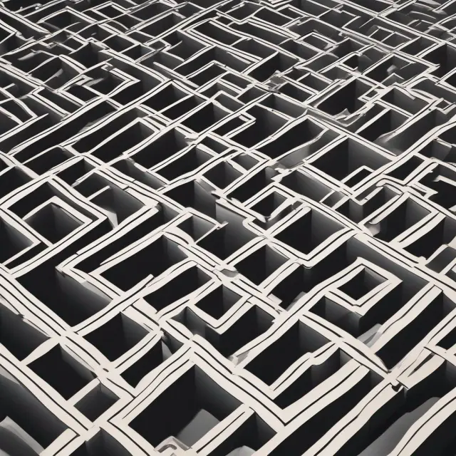 Institutional investors using Alternative Trading Systems (ATS) to navigate a labyrinth, connecting with counterparties for liquidity and transparency.