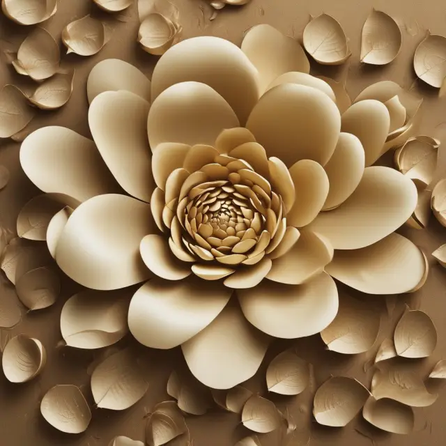 Golden flower with alternative investment classes as petals, providing portfolio balance in a chaotic stock market backdrop