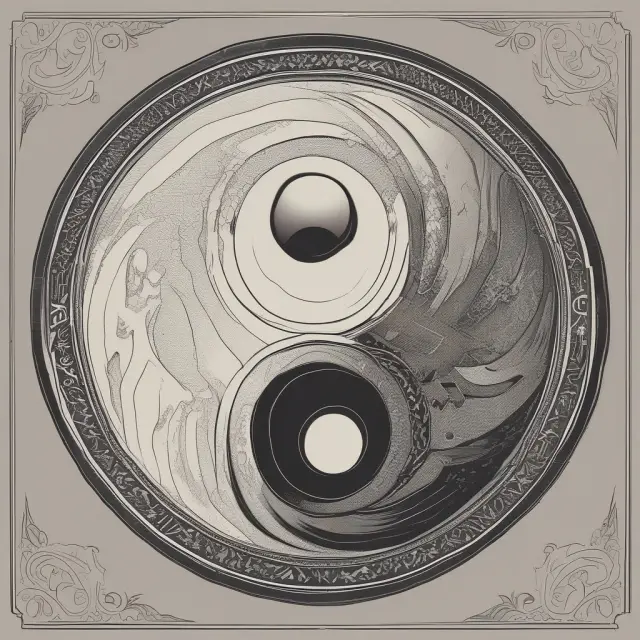 Visual representation of AMT rates (26% and 28%) and income thresholds ($81,300 for individuals and $126,500 for couples) balanced as yin-yang symbols