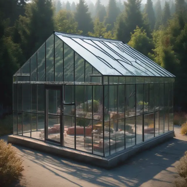 Fragile glass house symbolizing Altman Z-Score