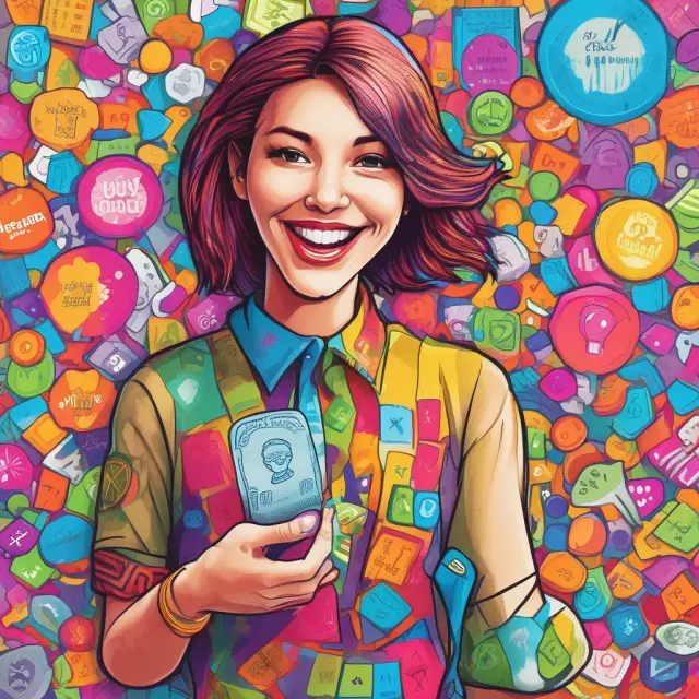 An American Express concierge offering rewards tokens in various shapes and colors, representing diverse benefits and exceptional customer service