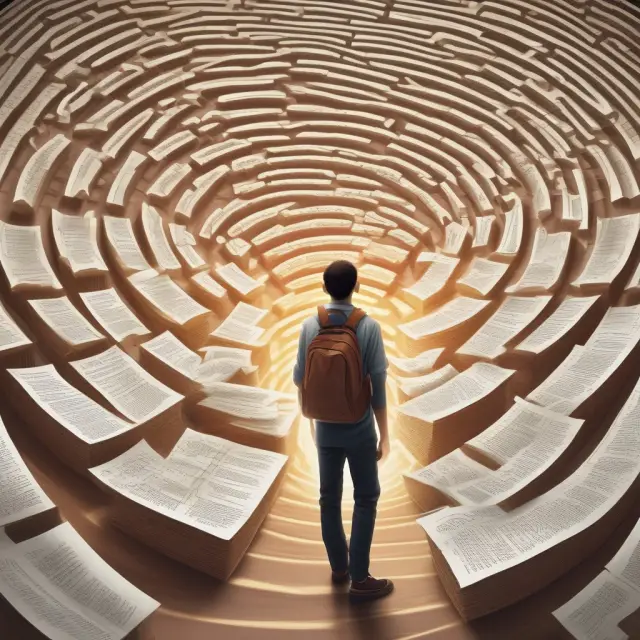Student navigating tax maze towards the American Opportunity Tax Credit