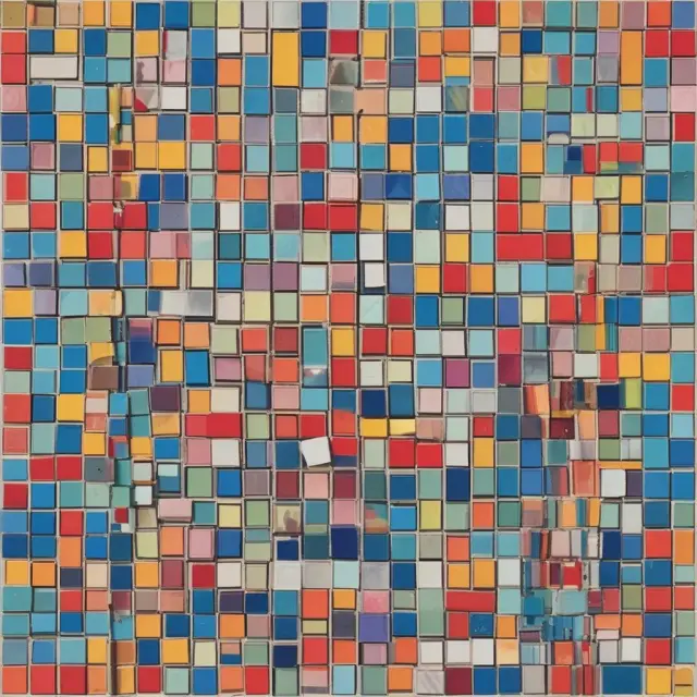 Colorful mosaic depicting ADA symbolically bridging the gap between individuals with disabilities and equal access to public accommodations