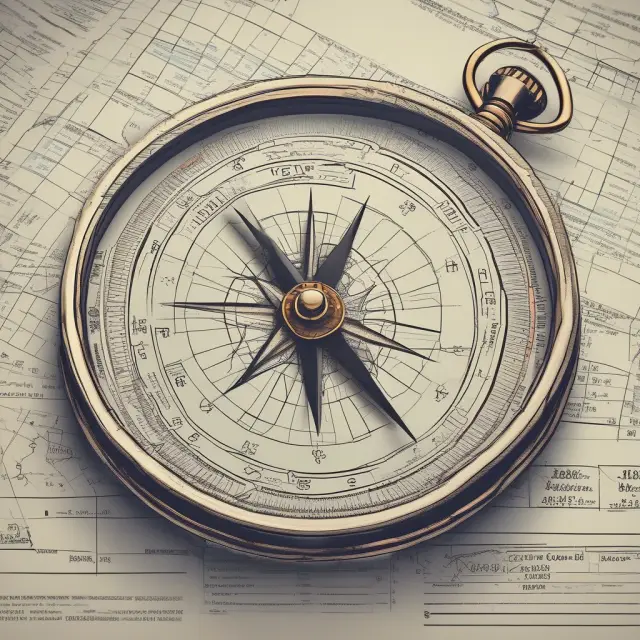 An IRS compass steering a yield navigation chart, representing the use of Constant Yield Method for calculating bond premium amortization