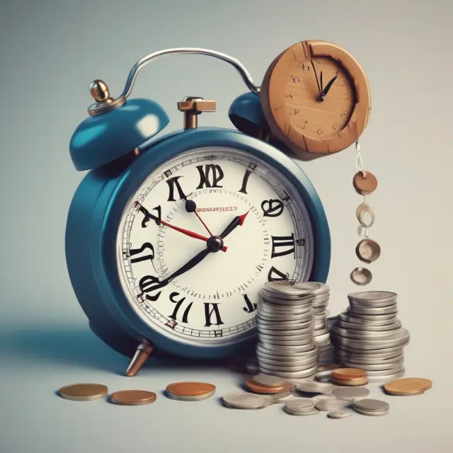 A comparison of an amortization clock with longer (30 years) and shorter (15 years) term loans.