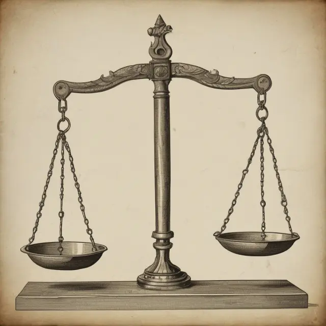 An image of a traditional balance scale with an exaggerated anchor, demonstrating the concept of anchoring in decision-making