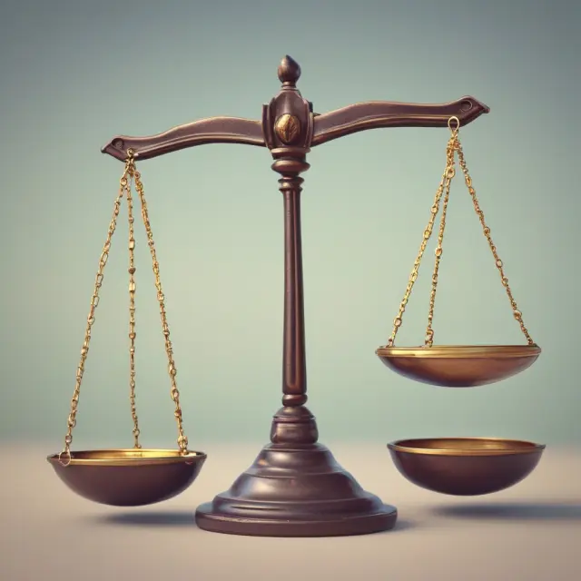 Anchored scales with investments teetering between profit and loss, illustrating the influence of anchoring bias in finance.