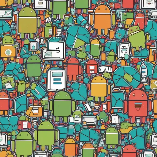 An image of an intricate Android mosaic representing the platform