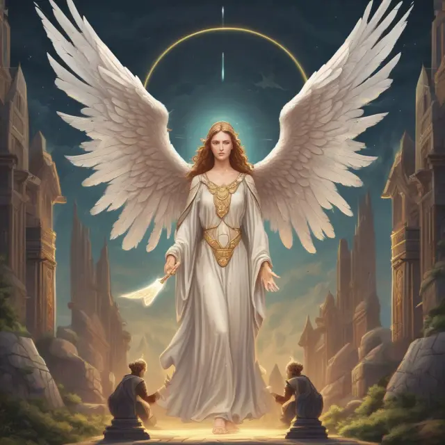 An angel investor tenderly cradling a fledgling startup, symbolizing the crucial financial and expert backing provided for business growth.