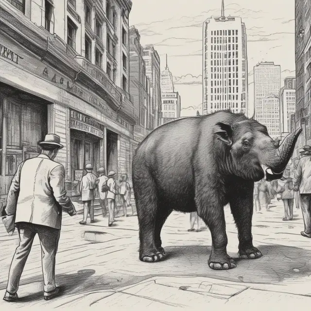 A seesaw illustrating fear and exuberance