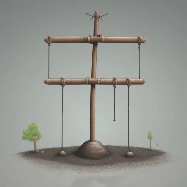 A seesaw representing annualized investment returns. One end signifies losses, while the other represents gains.