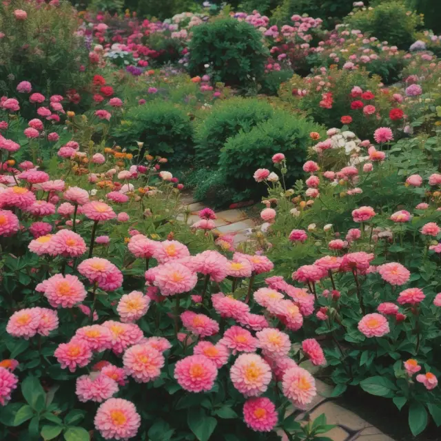 An investor caring for a garden filled with blooming annualized rate of return flowers, demonstrating consistent investment growth.