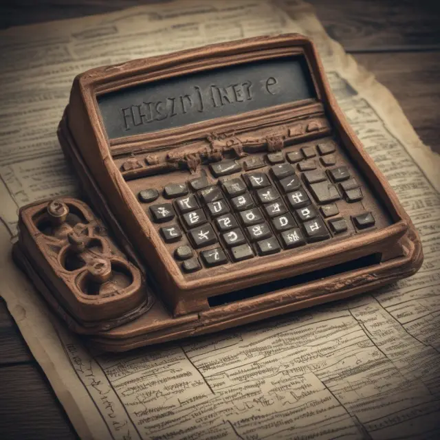 An image of a mechanical calculator calculating the present value of an annuity due, symbolizing the precision and accuracy in determining its worth.