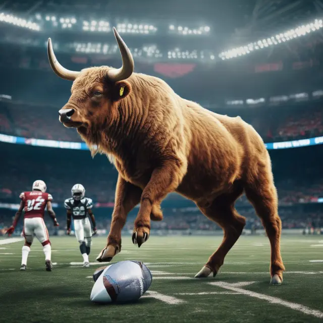 A Super Bowl symbolizes market bull and bear dynamics, skirt lengths change with economic shifts, and aspirin sales represent stock price trends