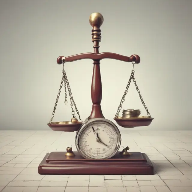 Image of a scale with interest rates on one pan and AFR on the other, illustrating tax consequences for below-market loans