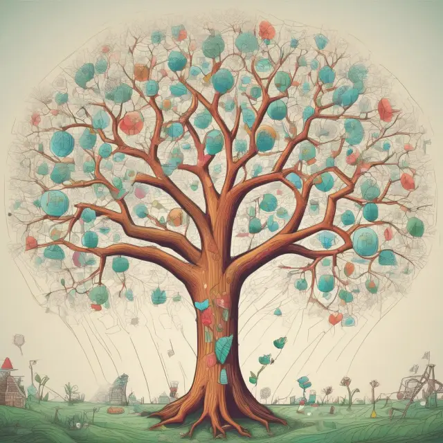 An image of a tree with various colorful career paths emerging from it, symbolizing the diverse opportunities in Applied Economics