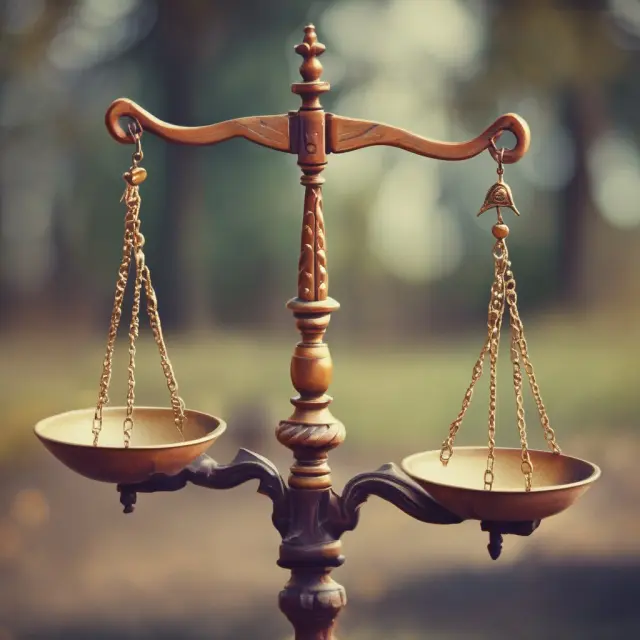An appraiser skillfully balancing scales representing quality and risk, emphasizing the importance of appraisal costs for businesses.