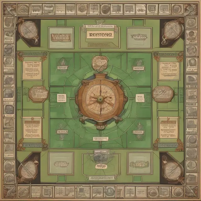 An Appraisal Management Company (AMC) depicted as a neutral referee, maintaining balance in the mortgage lending gameboard, ensuring fair property valuations