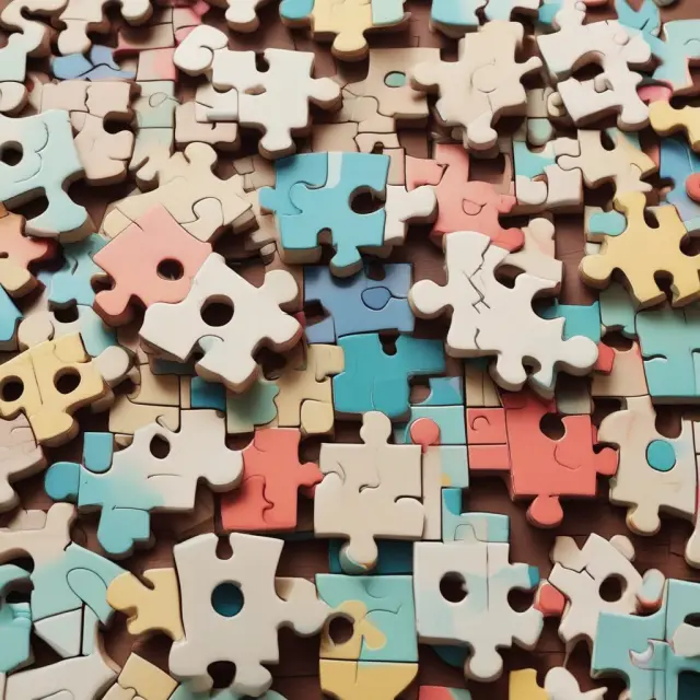 Jigsaw puzzle pieces illustrating different appropriation account categories coming together to depict financial allocation in organizations