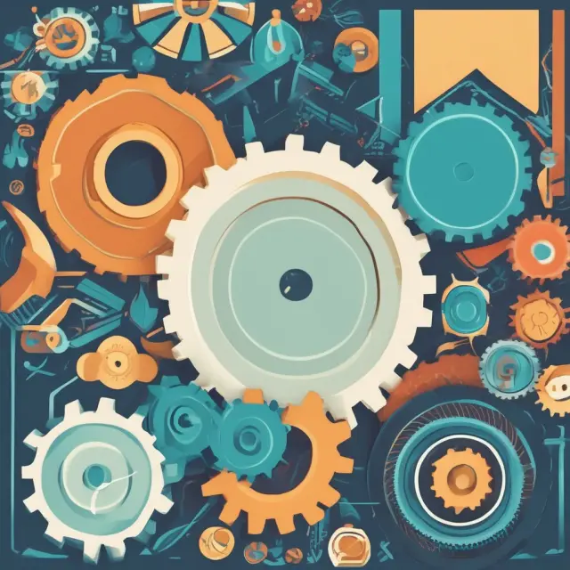 Interconnected gears representing various APRs (credit card, loan, mortgage) influencing one another, emphasizing their importance in financial decisions