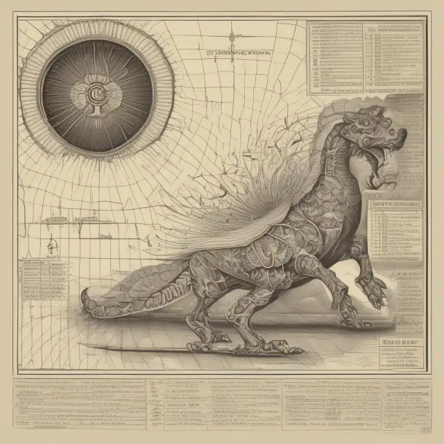 Four key factors in the APT Model: inflation, GDP growth, gold prices, and market indices depicted as threads weaving an intricate economic tapestry