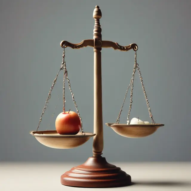 An image of a balanced scale with one side representing aptitude tests and the other criticisms, illustrating the ongoing debate.