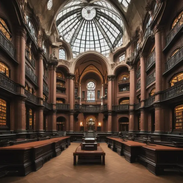 A balanced scale illustrates Amsterdam Stock Exchange benefits (opportunities) and risks, emphasizing the importance of careful investment decisions.