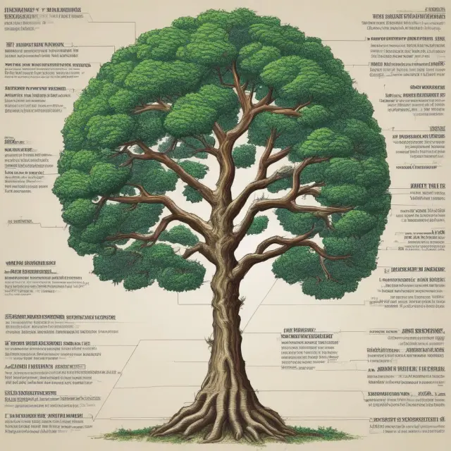 An American Stock Exchange tree with options market branch (1975) and ETFs branch (1993) growing, symbolizing AMEX
