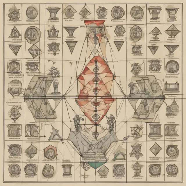 Five chess pieces symbolizing different arbitrage strategies - Merger, Convertible, Triangular, and Negative Arbitrage - moving across a complex board representing diverse markets.